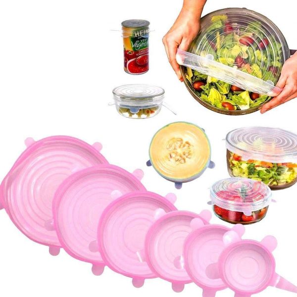 Flexible silicone dish best sale covers